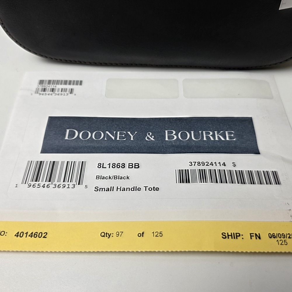 Dooney & Bourke Florentine Leather Small Handle Tote w/ Crossbody Strap NWT - Picture 4 of 10